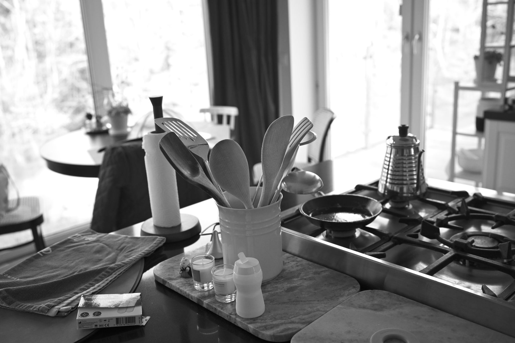 A morning kitchen still life.